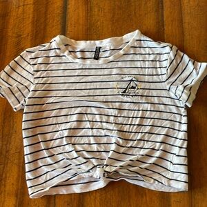 H&M | sailing crop top | size xs